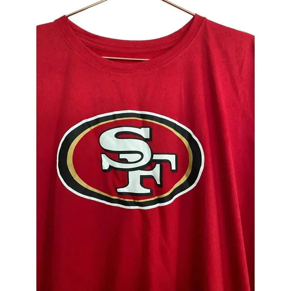 The Nike Tee Men's Red San Francisco 49ers Short Sleeve Dri-Fit T-Shirt Size XXL - Picture 4 of 4